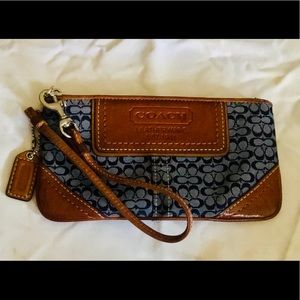Coach Signature Wristlet